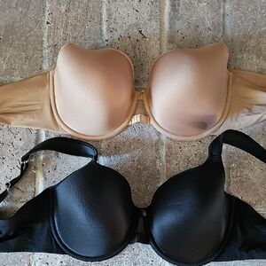Nude and Black Strapless/Convertible Bras - Women Intimates